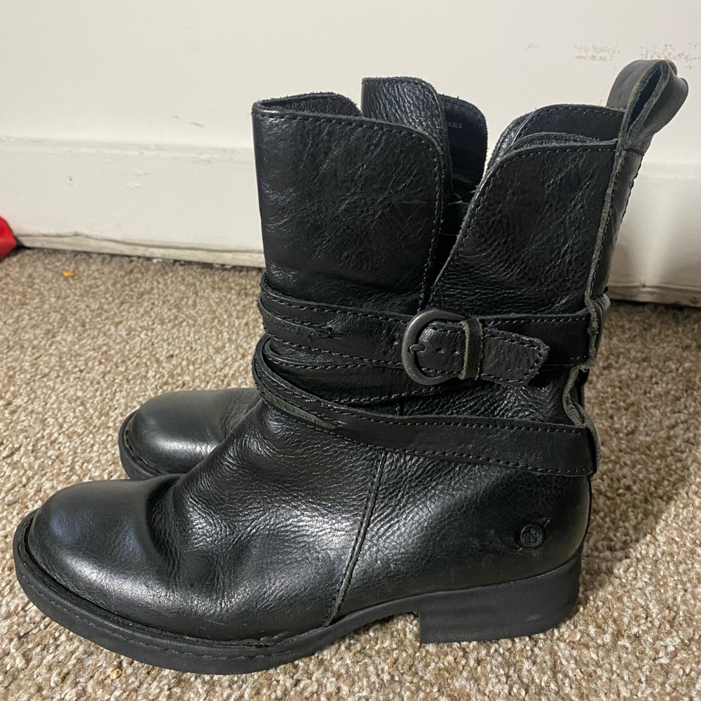 Born Black Ankle Boots